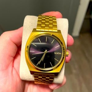 Men’s Nixon Gold Watch